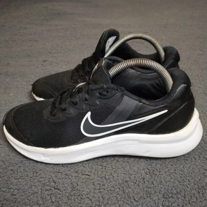 Nike Star Runner 3 GS Turnschuhe Kinder 4 schwarz rauchgrau Low Schnürschuhe Turnschuhe - Bild 1 von 19