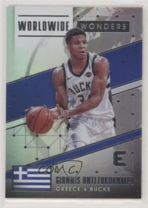 2017-18 Panini Essentials Worldwide Wonders Giannis Antetokounmpo #WW-6 - Picture 1 of 3
