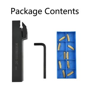 MGEHR2020-2 Drehmeißel Klemmhalter Einstechen Schneiden Einsätz MGMN200-G NC3020 - Picture 1 of 12