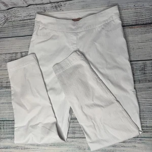 Soft Surroundings Damen kleine weiße Pull-On Jeggings Hose - Bild 1 von 7