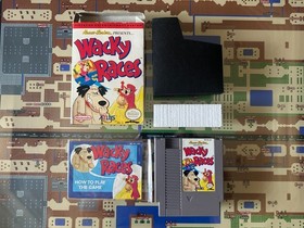 NES Nintendo Wacky Races CIB Complete in Box GENUINE AUTHENTIC TESTED RARE!!!