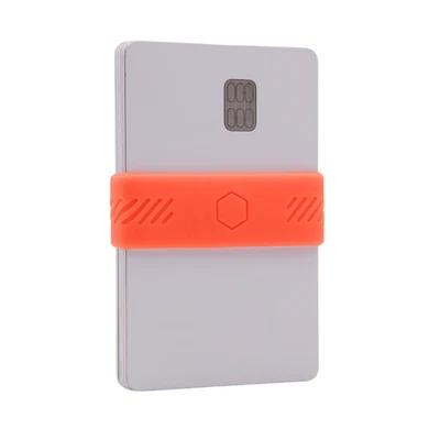 BAND[it] Cartera Minimalista - Delgada Silicona Elástica Banda para Dinero Portatarjetas Foto 1 de 4