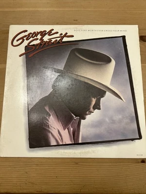 George Strait Does Fort Worth Ever Cross Your Mind LP 1984 MCA-5518-EX/EX - Image 1 of 4