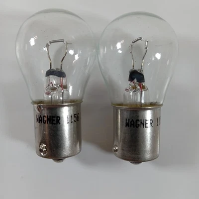 Wagner 1156 Luz de Freno Señal Trasera Transparente Lámpara Vendedor Basado en EE. UU. Lote de 2 Foto 1 de 3