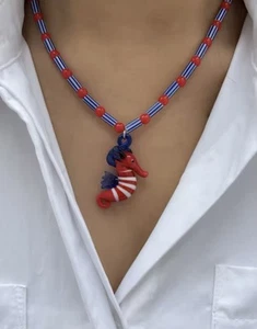 Collana Cavalluccio Marino Ciondolo Estate - Imagen 1 de 3