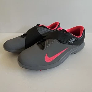 Nike Tiger Woods TW 17 - Men's Grey Solar Red Golf Shoes - Size US9.5 LIKE NEW - Picture 1 of 9