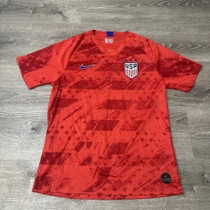 Nike 2018/19 USA US National Team Soccer Jersey CQ4241-689 Red Men’s Size Large - Picture 1 of 11