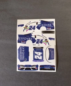 2025 Custom Patrick Staropoli #24 Syfovre 1/64 Peel & Stick Decals - Picture 1 of 1