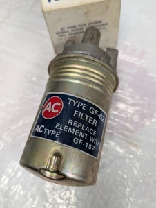 GF62 AC Delco Fuel Filter Assembly With GF157 NOS Filter GM  - Bild 1 von 3