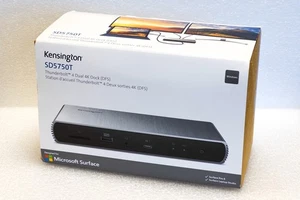 Kensington SD5750T Thunderbolt 4 Dual 4K Docking Station (DFS) Microsoft Surface - Afbeelding 1 van 2