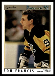 1991-92 O-Pee-Chee Premier #120 Ron Francis - Picture 1 of 2