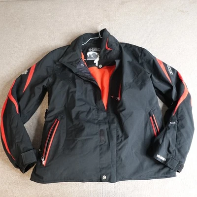 Descente Mens Jacket Medium Black Full Zip Hooded Ion Bodies Airdrive - Image 1 of 4