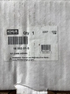 Conjunto de carburador Kohler OEM 1685301 1685301-S - Imagen 1 de 2