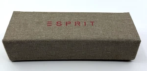 Esprit Fabric Folding Sunglasses Glasses Case Beige NWOT - Picture 1 of 9