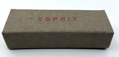 Esprit Fabric Folding Sunglasses Glasses Case Beige NWOT - Image 1 of 4