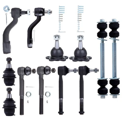 Front Ball Joints Sway Bar Tie Rod End Suspension For 1995-2000 Chevrolet K2500 Foto 1 de 4