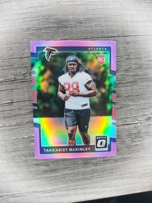 2017 Donruss Optic - Rookies Takkarist McKinley #150 Pink Prizm (RC) - Image 1 of 2