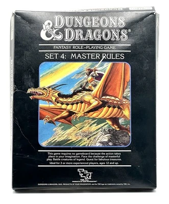 TSR Dungeons & Dragons Master Rules Box Set 1021 D&D Original w/ Box Complete - Image 1 of 4