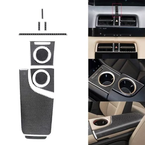 Juego de molduras de panel de consola central de fibra de carbono de 10 piezas para Porsche Taycan 2019-22 - Imagen 1 de 15