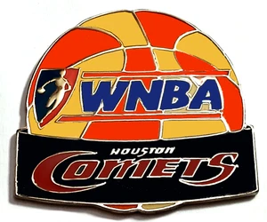 Comets Pin WNBA Pins Houston Comets Logo Pin RARE WNBA Ball Comets Logo Pin - Picture 1 of 3