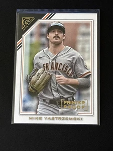 2022 Topps Gallery Mike Yastrzemski Printer Proof Parallel #141 Giants - Picture 1 of 2