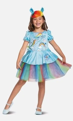 Disfraz Arco Iris Dash Tutú De lujo Disfraz Infantil Niñas Pequeño 4-6 B0342 Foto 1 de 4