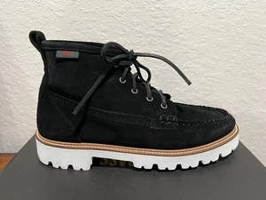 G.H. BASS Originales Para hombres Gamuza Ranger Sin usar, en caja, Botas Chukka al Tobillo Zapatos Negros EE. UU. 9 - Imagen 1 de 5