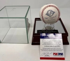 PHIL RIZZUTO HOF 94 Signed Autographed Baseball NY Yankees 100th Ann. PSA/DNA - Picture 1 of 7