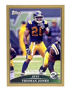 2009 Topps Gold #125 Thomas Jones 1439/2009 New York Jets - Picture 1 of 2