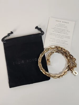 Nuevo Collar Eddie Borgo Chapado en Oro Supra Eslabón Collar Foto 1 de 4