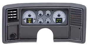 Dakota Digital 1978-88 Chevy Monte Carlo sistema de calibre analógico plateado HDX-78C-MC-S - Imagen 1 de 17