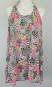Tigerlily Flower power backless Halterneck Jersey Dress Sz 10 - Picture 1 of 5