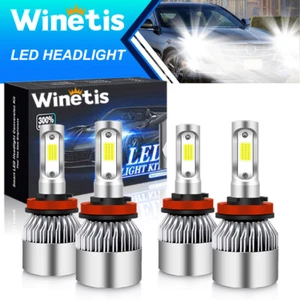 For Cadillac CTS CT-S 2008-2014 H11 LED Headlight Bulb Hi/Lo Beam Bright White - Picture 1 of 9
