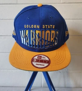 Golden State Warriors NBA New Era 9FIFTY Snapback Brand New Hardwood Classics - Foto 1 di 11