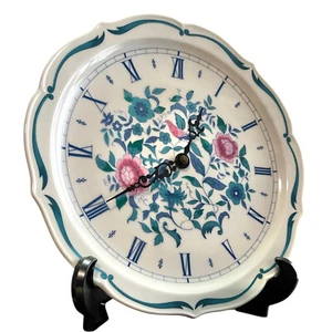 Japón Antiguo Reloj Placa Floral César Reloj Funcionamiento Confirmado Usado Interior - Imagen 1 de 9