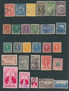 VENEZUELA *23 MH & USED (1905-1953)* INCL #245-7 (SET); C112, #641-643 - Picture 1 of 2