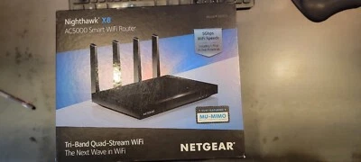 Netgear Nighthawk X8 AC5000 Tri-Band Quad-Stream Smart WiFi Router R8300 - Image 1 of 4
