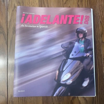 Vista 2nd Edition iAdelante! Tres An Invitation to Spanish Textbook  Like New - Image 1 of 4