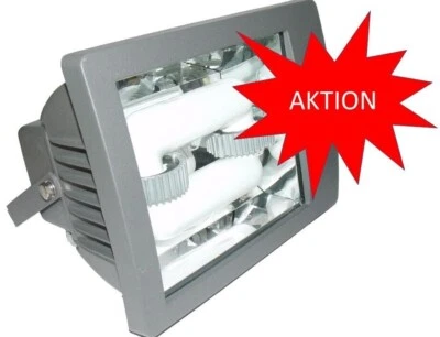 Außenstrahler 40W 80W Induktionsleuchte Fluter Strahler IP65 blendfrei grau - Bild 1 von 4