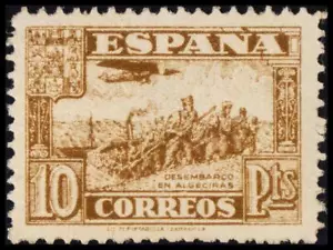 1º y 2º Centenario. ** MNH 813. 1937. 10 pts castaño. MAGNIFICO. Edifil 2020: - Imagen 1 de 1