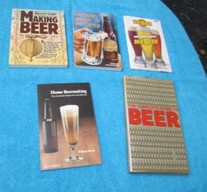 LOT of 5 BEER and BEER MAKING BOOKS - 4 PAPERBACK, 1 HARDBACK - Picture 1 of 1