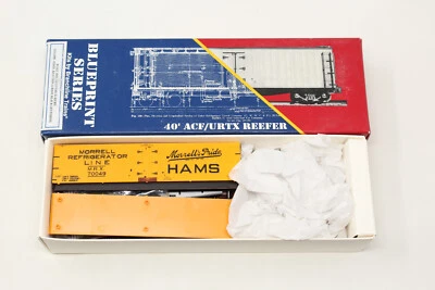 HO Branchline 1318 40' ACF Reefer Morrell Refrigerator HAMS MRX 70049 Yellow Kit - Image 1 of 4