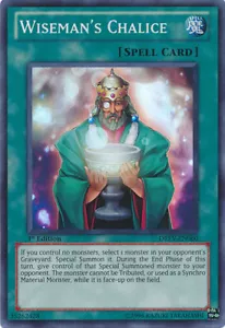 Yugioh! Wiseman's Chalice DREV Super Rare 1st Ed NM/VLP - Picture 1 of 1