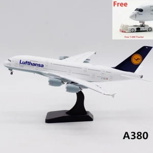 (IN STOCK) 1:400 Aviation400 Lufthansa Airlines A380 D-AIMA Free Tractor+Stand - Picture 1 of 10