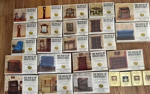 25 Stück - House of Miniatures Puppenhaus Miniatur Holz Möbel & Zubehör - Bild 1 von 6