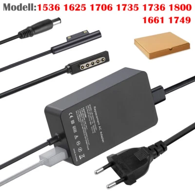 Für Microsoft Surface Pro 1 2 3 4 5 6 7 8 X Tablet BOOK GO Netzteil Ladegerät  - Bild 1 von 4