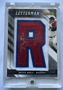 RAZOR ,AUTHENTIC PIECE OF LETTER MAN AND SIGN OF BRYAN PRICE OF BOSTON No.16/20 - Picture 1 of 2