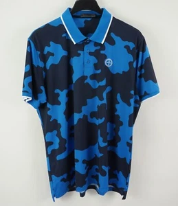 Camisa Polo GFORE Racer Performance Para Hombre XL Manga Corta Azul Camuflaje Punta Elastizada - Imagen 1 de 8