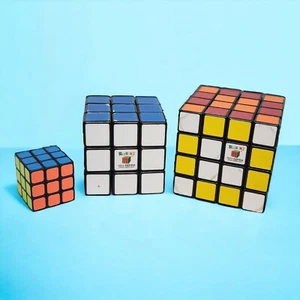 Rubik’s Cube Twist Puzzles Set Of 3 4x4, 3x3 & Mini 3x3 Original Branded Solved! - Picture 1 of 8