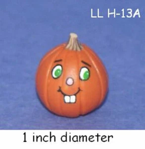 Puppenhaus Miniatur Halloween Jack O'Lantern von Lola Original im Maßstab 1:12 - Bild 1 von 1